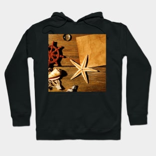 Starfish and Sea Shell Hoodie